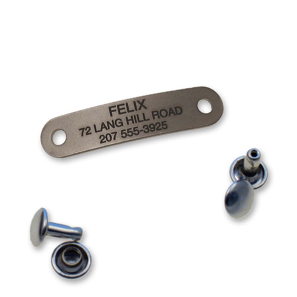Rivet-On Dog Tags, - Lucky Pet